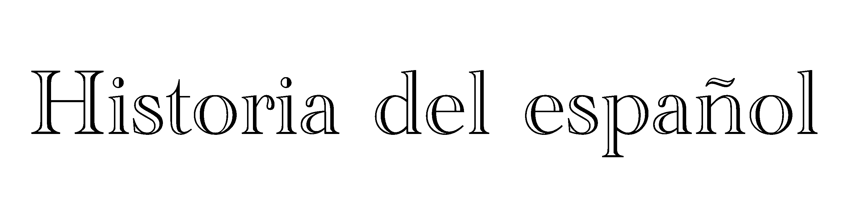 Historia del español logo